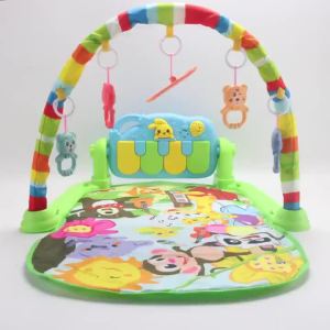 Baby Music Rack Play Baby Playmat with Piano Play Mat for Baby Crawling Game Pad Baby Toys
