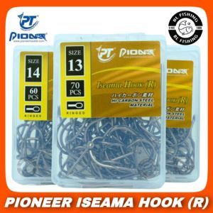 PIONEER ISEMA HOOK เบ็ดกล่องอิเซม่า ตูดห่วง ทรงบิด เบ็ดกล่อง