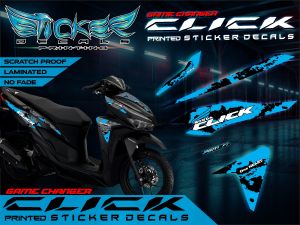 Click v2 Grunge (Customized Design) Sticker Decals