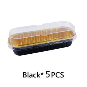 Disposable Aluminum Foil Tin Box Food Tray Container with Clear Lid Fit for Takeout