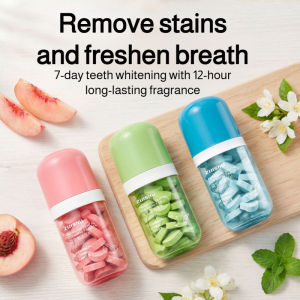 Promo Percuma 🎉 Probiotics Oral Tablets/Fresh Breath Mouthwash/Teeth Whitening Care/Effective Stain Removal/Oral Hygiene Solution/Daily Use/For Adults Students Office Home/Men Women