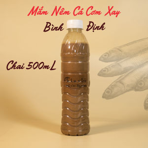 Mắm Nêm Cá Cơm Xay Nhuyễn Nguyên Chất Đặc Sản Xứ Nẫu Bình Định Loại Ngon chai 460ml