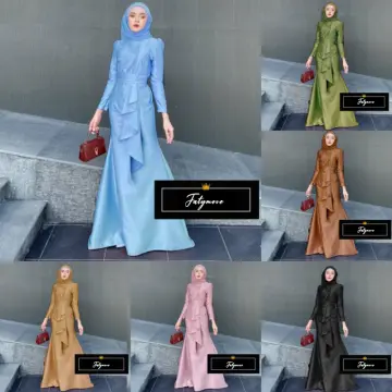 Shop Muslimah Dress Satin online Lazada .my