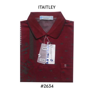 Kaos Impor Corak Pria Bahan Halus Lengan Pendek ITAITLEY 2634