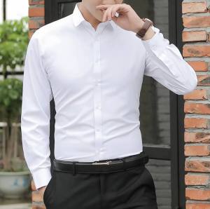TOP MEN PH "Add 2 to 3 Sizes Up" Men’s Slim Fit Polo Shirt – Formal Office Business Wear Long Sleeve