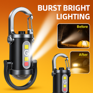 Keychain Flashlight Waterproof Light Usb Rechargeable Pocket Emergency Led Mini Flashlight For Outdoor