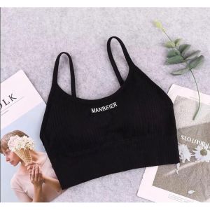 QSBRA544 Sport Bra Wanita Pakaian Dalam Bra Olahraga Gym Bra Tanpa Kawat