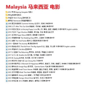 USB 马新贺岁电影 71 in 1 新加坡电影 + 马来西亚电影 钱不够用 小孩不笨 新兵正传 富都青年