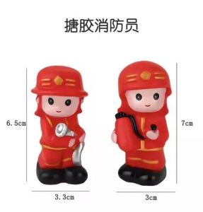 PAJANGAN KUE ULANG TAHUN DAMKAR FIRE FIGHTER TOPPER CAKE PEMADAM KEBAKARAN / HIASAN KUE ULANG TAHUN ANAK