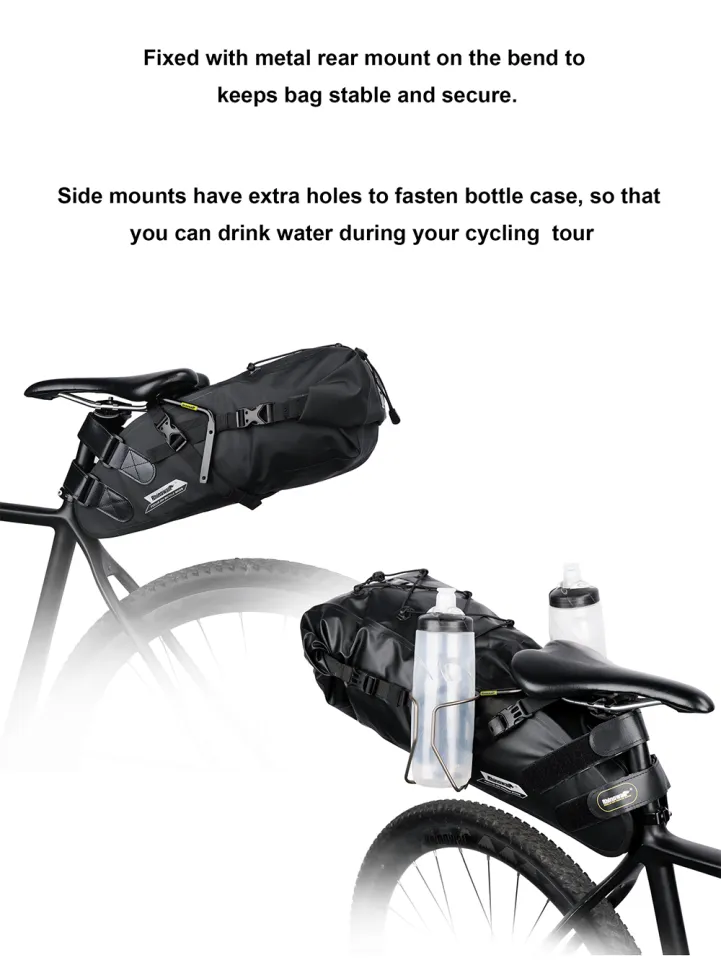 Rhinowalk Bicycle Saddle Bag 5L-10L-13L Large Capacity Waterproof