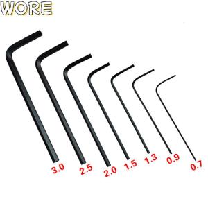WORE 7Pcs lot 0.7mm-3mm Mini Hexagon Hex Allen Key Set Wrench Screwdriver Tool Kit