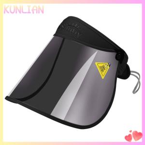 [KUNLIAN] Outdoors Anti-UV Visor Sun Hat Men Women Foldable Solar Protection Portable Face Cover Shield Sunshade Cap Summer Sun Hats