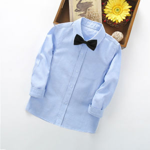 Boys White Shirt   Childrens white shirt   White School Uniform Performance Wear   Children White Shirt   Spring and Autumn Long Sleeve