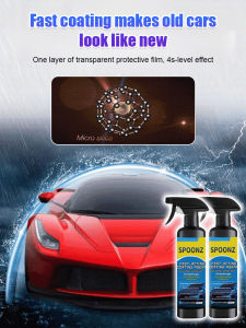 Liquid nano coating agent crystal spray waxing polish sponge set