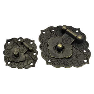 5pcs Antique Styles Metal Latches Hardware Rustproofed Clasps for Craft Projects and Home Decoration