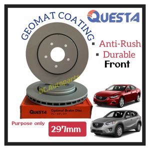 QUESTA FRONT BRAKE DISC ROTOR MAZDA CX5 KE MAZDA 6 DJ DL SKYACTIV ( 297MM 2PCS )