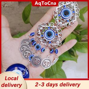 [COD] AqToCna Ship within 24 hours Wind Chimes Turkey  Eye Pendants Home Wall Hanging Decorations Protection