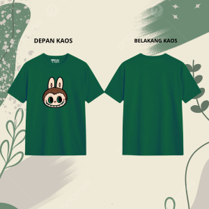 Baju kaos LABUBU Lengan Pendek Pria wanita dewasa dan Anak Remaja Logo Custom Sablon DTF Printing