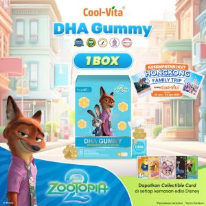 COLLVITA DHA GUMMY DISNEY 1 BOX DAN 2 BOX MENCERDASKAN DAYA INGAT 1 BOX ISI 14 GUMMY