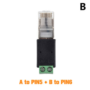 songduanshi RJ45 to RS485 Converter RJ45 Terminal Adapter RJ45 to RS485 Adapter Head to Terminal