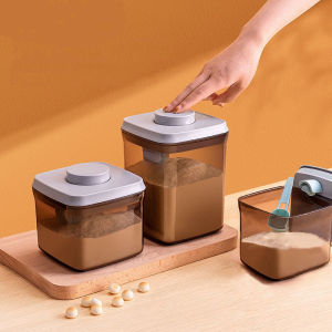 Baby Milk Powder Can Outdoor Portable  Fresh-keeping Moisture-proof Transparent Storage Jar Press-Lid Plastic Airtight Jar