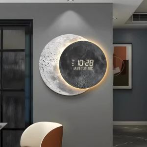 xpkQ Digital Wall Clock Modern Clocks Electronic Wall Watch Led Watches Aesthetic Living Room Decorations Home Decoration Accessories 9Q4T2