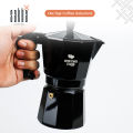 Mokapot Espresso Maker 6 Cup 300ml Coffee Alat Seduh Kopi Bubuk Moka Pot. 