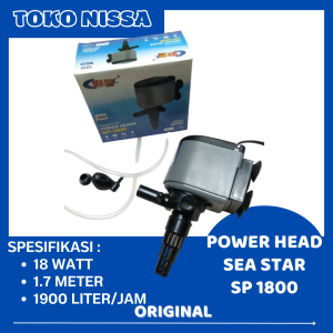 SEA STAR SP 1200, 1600, 1800: Pompa Filter Aquarium dan Kolam Murah dan Berkualitas