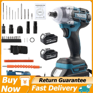 Makita 48V Cordless Impact Wrench Set – Compact High Torque Durable with 2 Batteries