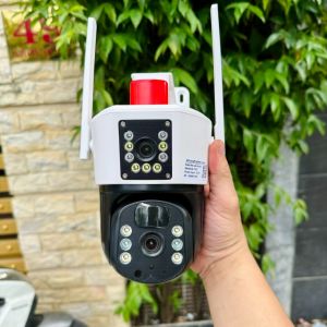 Camera 2 Mắt Năng Lượng Mặt Trời 10M Eseecloud Chạy Bằng Sim 4G TG37-1  App IP PRO (Eseecloud) Mẫu Cao Cấp