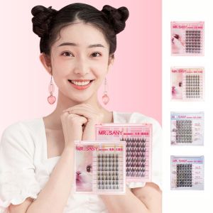 IVAOU Manga Segmented False Eyelash DIY Lovable Glue Free False Eyelashes Sweet Clusters Self-adhesive Lashes Women