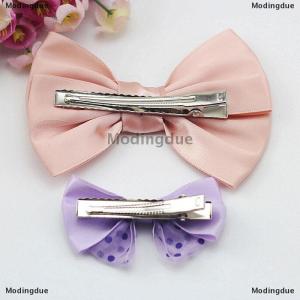 [COD] Modingdue 50pcs Metal Alligator Hair Clips Bow Teethed Barrette Crocodile Clamp DIY Clip