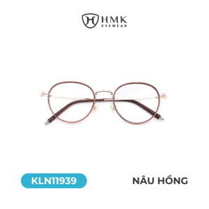 Mắt Kính Tròn Titan HMK Eyewear Dễ Thương Cắt Cận Cao Thời Trang Nam Nữ - KLN11939