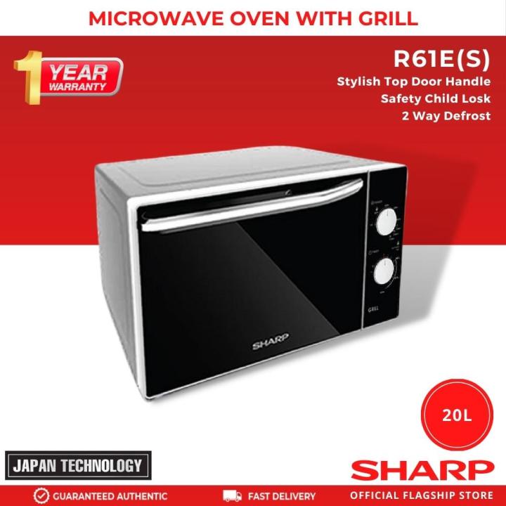 Sharp R61e Switch Sharp Microwave Oven wtih Grill R-61E(S) 20 Liters | Lazada PH