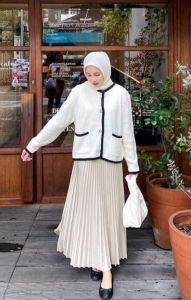 (BISA COD) Rok Plisket Jumbo XXL Mayung Bahan Koshibo Premium Korean PART 1  TERBARU MURAH