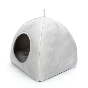 SIRENXI Hedgehog Chinchilla Warm Guinea Pig Soft Cozy Cave Bed Hideout Pet Tent Hamster House