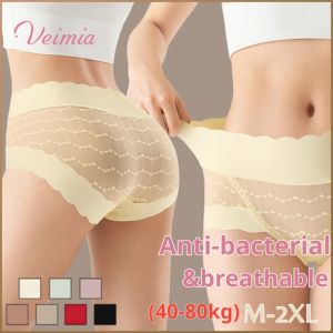 Womens Underwear High-waisted High Elasticity Womens Panties Mulberry Soft Delicate No Strangulation