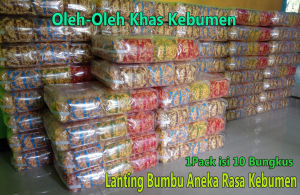 Lanting Bumbu Aneka Rasa 1Pack isi 10 Bungkus / Cemilan Khas Kebumen