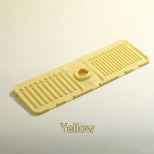 5° Slope Kitchen Silicone Faucet Sink Drain Pad Splash Guard Non-Slip Absorbent Water Drain Mat Sink Splash Guard Drip Catcher Tray for Household  Kitchen Counter Bathroom