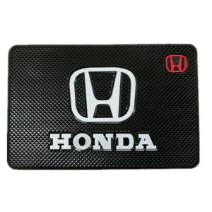 Mini Anti Slip Matras Dashboard Logo Mobil Tatakan Matras Dashboard Logo Kendaraan/Non slip Matras Ponsel Dashmat Sticky Pad Tatakan hp