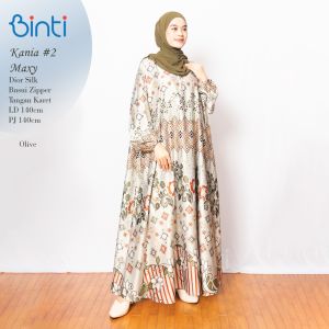 DRESS JUMBO LD 140 4XL XXXXL MELVA KANIA BAHAN SILK ORIGINAL By BINTI / GAMIS JUMBO TERBARU Muslim Wanita Pesta Lebaran Mewah Crinkle Dewasa Maxi Kondangan Simple Remaja Syari