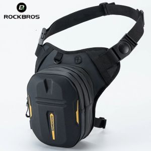ROCKBROS Motorcycle Bag Hard Shell Motorcycle Leg Bag Fuel Tank Bag Large Back Seat Bicycle Extensible Outdoor