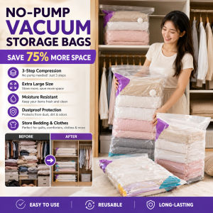 Super Large No-Pump Compression Storage Bag Moisture Proof Organizer Space-Saving Dustproof And Moisture-proof Family Clothing Storage