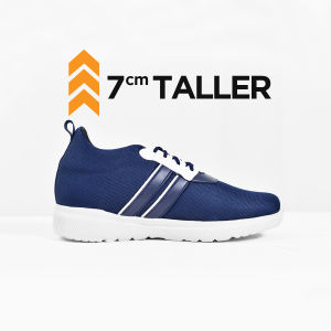 Keeve - Sepatu Casual Peninggi Badan Pria KBC 192 NAVY