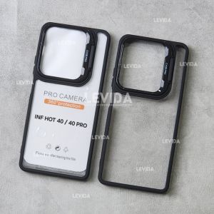 Case Antishockproff Clear Stand Ring Kamera for Infinix Hot 40 Infinix Hot 40 Pro Infinix Note 40 Infinix Note 40 Pro Infinix Note 40 Pro Plus