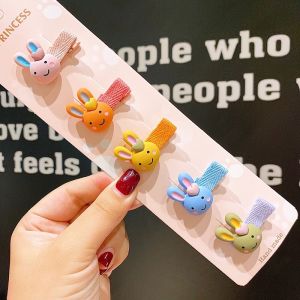 SÉT 5 CHIẾC KẸP TÓC BỌC VẢI ÊM MỀM CHO TRẺ NHỎ SIÊU ĐÁNG YÊU-JADO SHOP