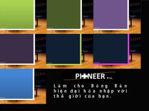 BÀN BÓNG BÀN - TABLE TENNIS TABLE -  PIONEER - U1 - PRO - 25mm - NEW!!!