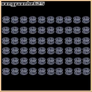 [WYH Store] 👗 10 50Pcs Plastic Bobbins Sewing Machine Spools for Threads Bobbins Accessories