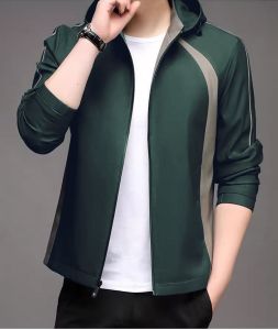 áo khoác dù nam phối màu vàng gừng