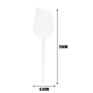 4Pcs Plant Self Watering Tool Plastic Tulip Waterer Watering Globes Automatic Drip Irrigation Supplies Planter Insert Water Devices